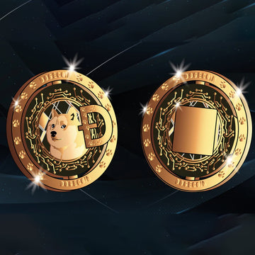 Dogecoin QR Code Coin 1 Round 1